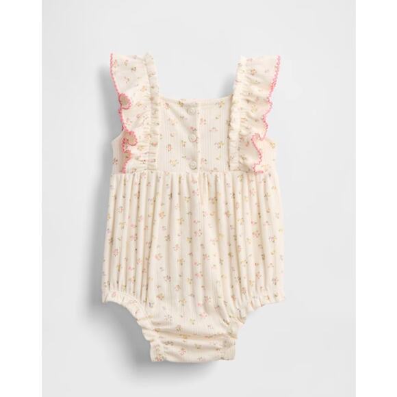 (Bundle of 3) Baby Gap Bubble Rompers and Dress - Picture 6 of 7